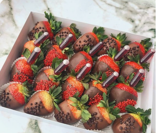 Wine Infused Strawberries