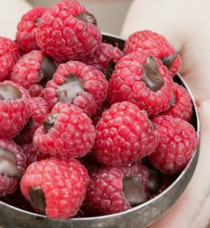 Chocolate Filled Raspberries